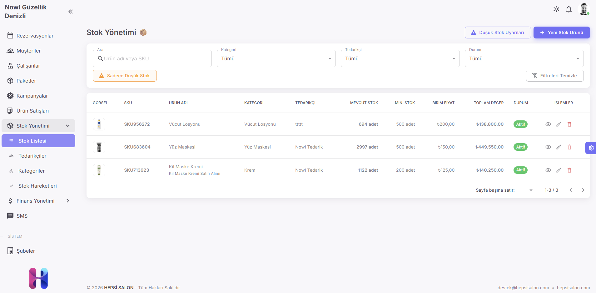 Stok ve Envanter Yönetimi